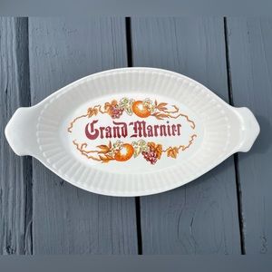Vintage Grand Marnier Casserole Dish Ovenproof Made in CALIF USA